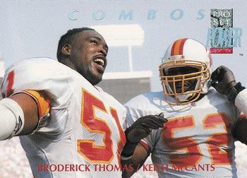 1992 Pro Set Power - Combos #4 Broderick Thomas / Keith McCants Front