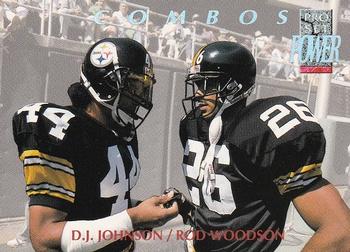 1992 Pro Set Power - Combos #8 D.J. Johnson / Rod Woodson Front