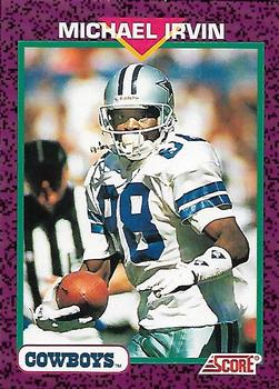 1992 Score - Young Superstars #1 Michael Irvin Front
