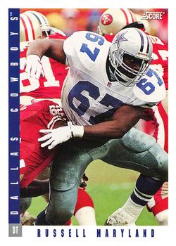 1993 Score #259 Russell Maryland Front