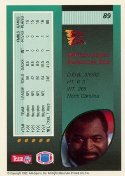 1992 Wild Card - 10 Stripe #89 William Fuller Back