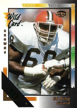 1992 Wild Card - 10 Stripe #168 Ed King Front