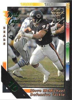 1992 Wild Card - 10 Stripe #283 Steve McMichael Front
