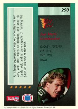 1992 Wild Card - 10 Stripe #290 Joe Mott Back