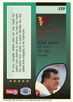 1992 Wild Card - 10 Stripe #339 Tom McHale Back