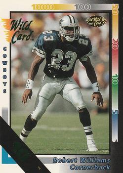 1992 Wild Card - 10 Stripe #367 Robert Williams Front