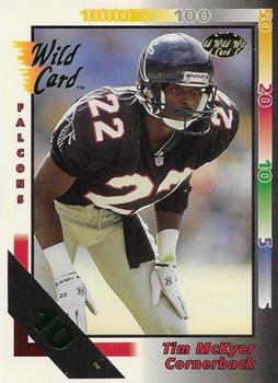 1992 Wild Card - 10 Stripe #371 Tim McKyer Front