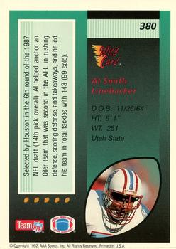 1992 Wild Card - 100 Stripe #380 Al Smith Back