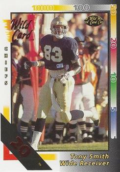 1992 Wild Card - 20 Stripe #76 Tony Smith Front