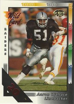 1992 Wild Card - 20 Stripe #309 Aaron Wallace Front