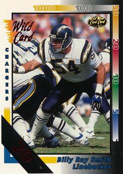1992 Wild Card - 20 Stripe #425 Billy Ray Smith Front