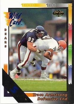 1992 Wild Card - 5 Stripe #140 Trace Armstrong Front