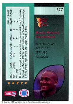 1992 Wild Card - 5 Stripe #147 Bruce Pickens Back