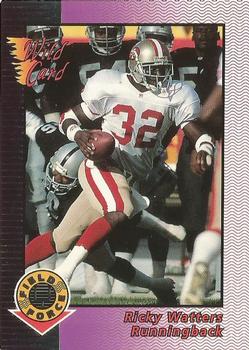 1992 Wild Card - Field Force #6 Ricky Watters Front