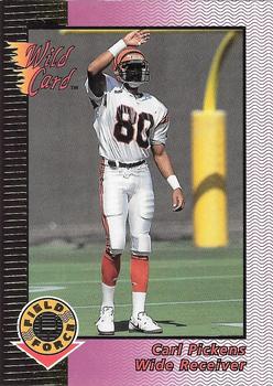 1992 Wild Card - Field Force Gold #20 Carl Pickens Front