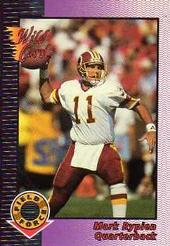 1992 Wild Card - Field Force Silver #24 Mark Rypien Front