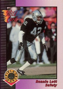 1992 Wild Card - Field Force Silver #22 Ronnie Lott Front