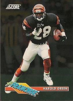 1993 Score - The Franchise #4 Harold Green Front