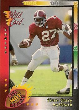 1992 Wild Card - Red Hot Rookies #7 Siran Stacy Front