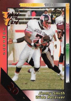1992 Wild Card - Red Hot Rookies 20 Stripe #8 Jimmy Smith Front