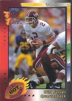 1992 Wild Card - Red Hot Rookies Gold #3 Will Furrer Front