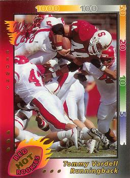 1992 Wild Card - Red Hot Rookies Gold #10 Tommy Vardell Front