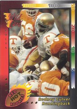 1992 Wild Card - Red Hot Rookies Gold #15 Rodney Culver Front