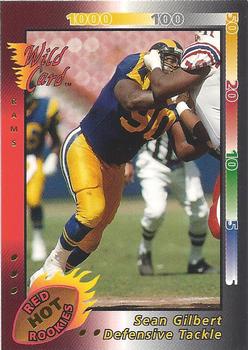 1992 Wild Card - Red Hot Rookies Gold #19 Sean Gilbert Front