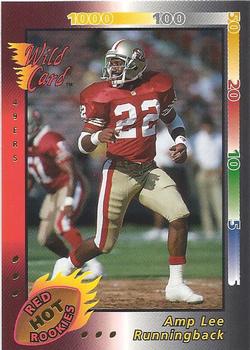 1992 Wild Card - Red Hot Rookies Gold #22 Amp Lee Front
