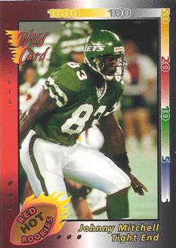 1992 Wild Card - Red Hot Rookies Gold #24 Johnny Mitchell Front