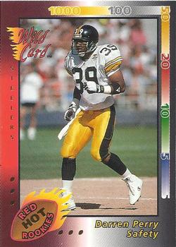 1992 Wild Card - Red Hot Rookies Gold #25 Darren Perry Front