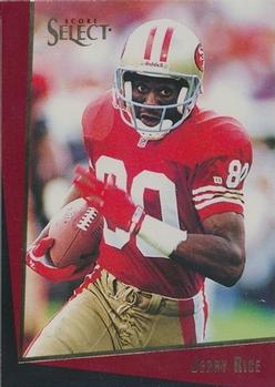 1993 Select #21 Jerry Rice Front