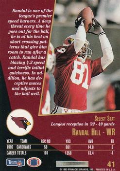 1993 Select #41 Randal Hill Back