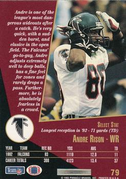 1993 Select #79 Andre Rison Back