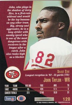 1993 Select #120 John Taylor Back