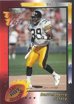 1992 Wild Card - Red Hot Rookies Silver #25 Darren Perry Front