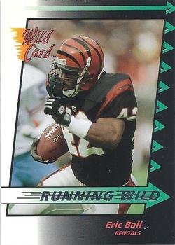 1992 Wild Card - Running Wild #3 Eric Ball Front