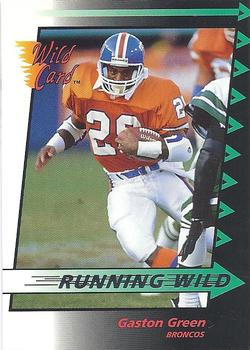 1992 Wild Card - Running Wild #16 Gaston Green Front