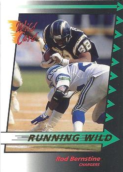 1992 Wild Card - Running Wild Gold #6 Rod Bernstine Front