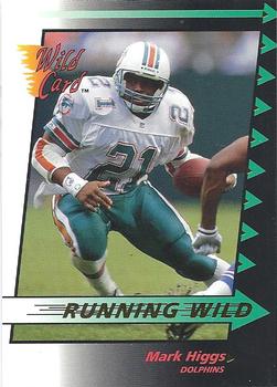 1992 Wild Card - Running Wild Gold #18 Mark Higgs Front
