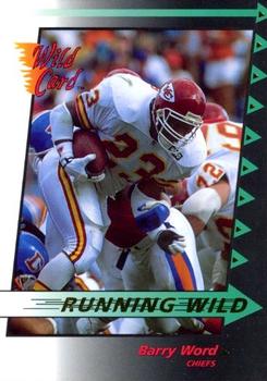 1992 Wild Card - Running Wild Gold #39 Barry Word Front