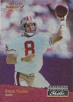 1993 Select - Gridiron Skills #2 Steve Young Front