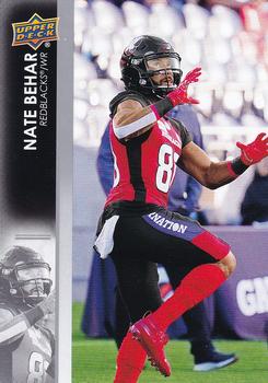 2022 Upper Deck CFL #108 Nate Behar Front