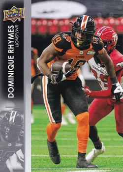 2022 Upper Deck CFL #152 Dominique Rhymes Front