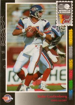 1992 Wild Card WLAF #43 Babe Laufenberg Front