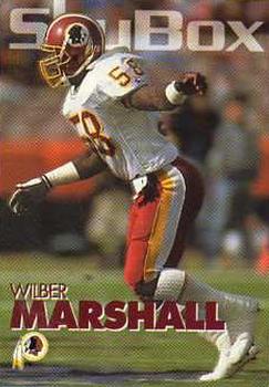 1993 SkyBox Impact #337 Wilber Marshall Front