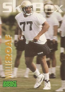 1993 SkyBox Impact #368 Willie Roaf Front