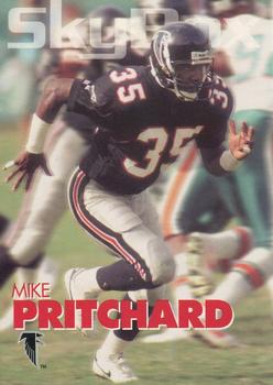 1993 SkyBox Impact #10 Mike Pritchard Front