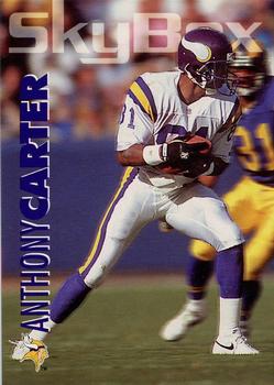 1993 SkyBox Impact #187 Anthony Carter Front