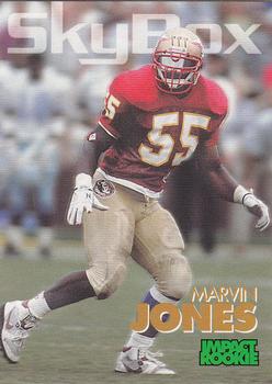1993 SkyBox Impact #364 Marvin Jones Front